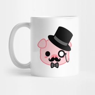 Cute Gentleman Pig Mug